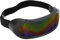 LED-Leuchtbrille für Android & iOS, Rahmenlos 4 Modi Rahmenlos 12x36 Pixel APP-Steuerung Bluetooth Vollfarbige Coole LED-Brille für Text, Doodle, Animation, Bild