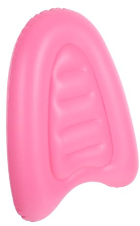 OSOLADY Inflatable Swim Board Thickened Pink Water Slide Floats Lightweight Portable Pool Surfboard with Handles for Summer Games