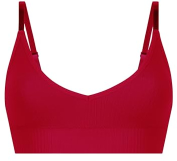 HUNKEMÖLLER Bralette Dianne - Chili Pepper - L