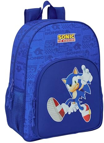 safta SONIC Schulrucksack für Kinder, Kinderrucksack, anpassbar an Kinderwagen, ideal für Kinder im Schulalter, bequem und vielseitig, Qualität und Widerstandsfähigkeit, 33 x 14 x 42 cm