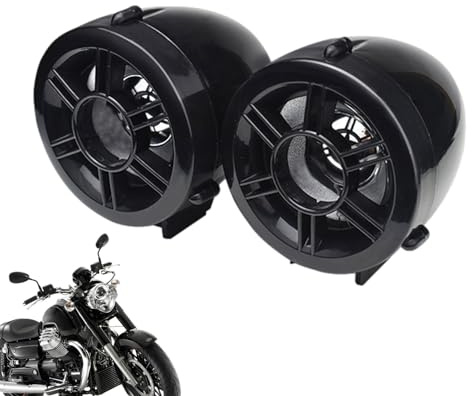 Haut-parleur stéréo audio pour moto, enceintes imperméables pour moto, enceintes de moto avec télécommande pour VTT, vélo électrique, C