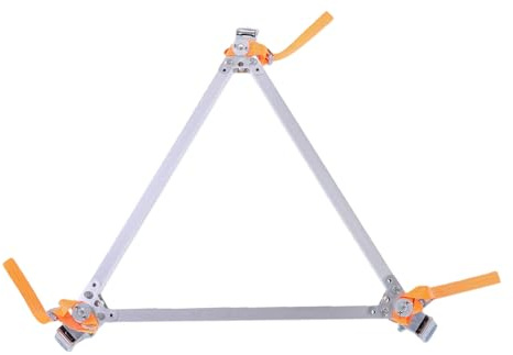 ZAICOLER Measuring Tool Tripod Leg Stand, Mobile Tripod Stand, Aluminum Alloy Wheels with Adjustable Height Support, Ideal for Level Theodolite Total Station 3D Scanner