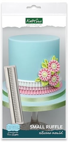 Katy Sue Small Ruffle Silicone Mould for Lambeth Style Cake Decorating
