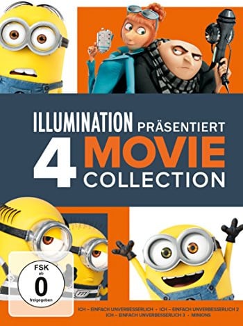 Minions 4 Movie Collection [4 DVDs]