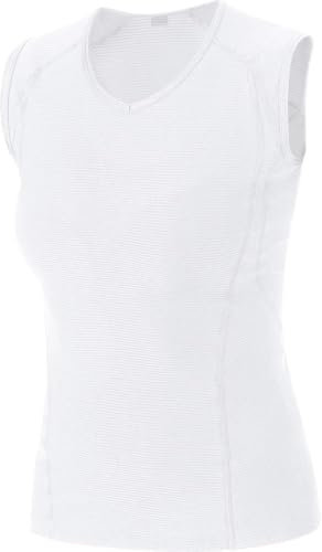 GOREWEAR M Damen Base Layer Shirt Ärmellos, White, M