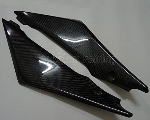 2 x Panneaux couvertures de côté Réservoir en fibre de carbone Carénage pour Gsxr1000 2005 2006 K5 GSXR 1000 Réservoir côté Panneau de Coque