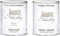 bianco Shabby® Natur Weiße Kreidefarbe und Decklack für Möbel - 1 Liter Holzfarbe in Matt Natur Weiß & 1 Liter Versiegelung - Möbelfarbe für Außenbereich - Holzlack Möbellack Farbe