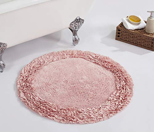 Better Trends Badteppich aus 100% Baumwolle in Shaggy Border Kollektion, ultraweich, flauschig, saugfähig, getufteter Badteppich, schnell trocknend, ideal für Bad, Dusche, Schlafzimmer, Hund oder