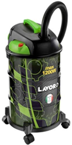Bidone aspirapolvere solidi liquidi Lavor Rudy 3OS acciaio 30 lt 1200 W