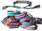 Tangser Nepal Woven Friendship Bracelets mit Schiebeknotenverschluss für Kinder, Frauen, Mädchen und Männer - verstellbar - Mix Color Random （Packung mit 12）