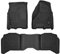 Husky Liners X-act 53608 Kontur-Fußmatten, passend für Dodge Ram 1500 (19-24 Classic Body) 10-18 Dodge Ram 2500/3500 Crew Cab w/Auto Trans 2009–2024, vorne und 2. Reihe, 3-teilig, schwarz
