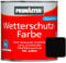 Primaster Wetterschutzfarbe 750 ml 10 m² schwarz für Außen wasserbasierend