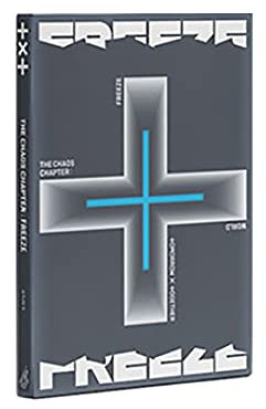 TXT Tomorrow X Together The Chaos Chapter Freeze Album (Weltversion), CD + Poster + Fotobuch + Sticker + Lyric Book + Hinter Book + Photocard + OS Photocard + Postcard + (Extra 4 Fotokarten)