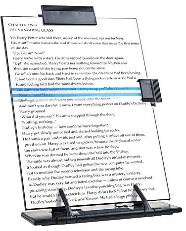 Schreibtisch-Dokumentenbuchhalter aus Metall, schwarz, für Briefe, legale A4-Dokumente und Buchständer, mit 7 verstellbaren Positionen