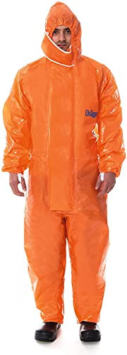 Dräger SPC 4400 CLF begrenzt wiederverwendbarer Schutzanzug gegen Staub und Flüssigkeiten | hohe Beständigkeit gegen Lack & Chemikalien | Gr. XXXL