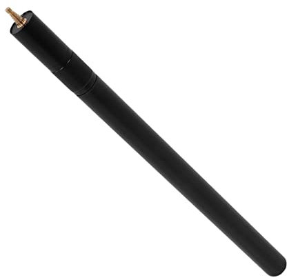 BuyWeek Billard Queue Verlängerung, 17 Zoll Aluminiumlegierung Snooker Queue Verlängerung Teleskop Pool Queue Verlängerung(Schwarz)