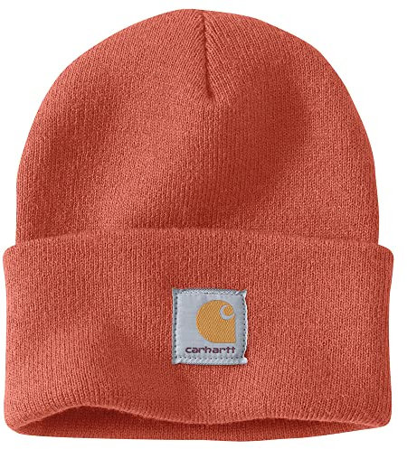 Carhartt, Herren, Strickmütze mit Umschlag, Terracotta, OS