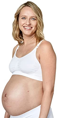 Reggiseno per Gravidanza e Allattamento Keep Cool Bianco Tg.M Medela
