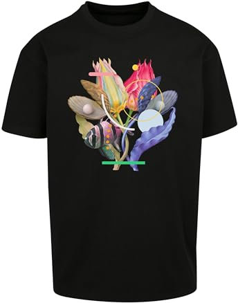 Mister Tee Herren T-Shirt Coral Oversize Tee Black S