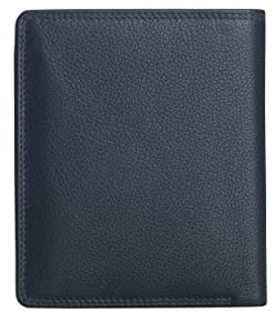 Josephine Osthoff MOOS Geldbörse echt Leder mit RFID Schutz, Farbe:Marine