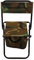 Klappstuhl Angelstuhl, Campingstuhl Faltbar, Kompakter Klappstuhl Sitz Outdoor-Rückenlehne Hocker Tragbarer Rucksack Kühlstuhl mit Tasche für Angeln, Picknick, Strand,