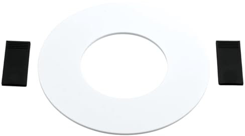 Ausgleichsblende für Einbaustrahler Ø 15 cm mit Federverlängerung, weiß | Einbauleuchten-Adapter Konverter für Einbauöffnungen | 68 bis 75 mm Einbaudurchmesser 1 Stück