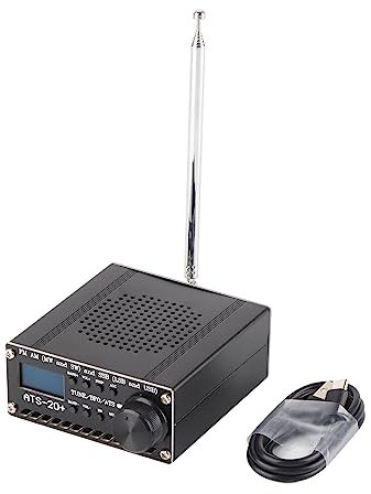 Portable Shortwave Radio Receiver, Full Band Radio Receiver AM LW MW SW SSB LSB USB Scanner Portable with Antenna cats-20 radio ATS‑20+ Si4735