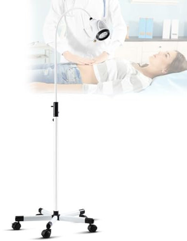 LED-Untersuchungslampe, Gynäkologie-Untersuchungslampe, Lampe mit Bodenständer, Haustierlampe, Mehrwinkelbeleuchtung für Gynäkologie, ambulante Behandlung, Stomatologie, HNO (1 Stü