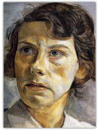 Zchdk Yhdesh Lucian Freud Poster, Porträt von Lady Elizabeth Cavendish, Leinwandgemälde, Lucian Freud, Drucke für Zuhause, Wandkunst, Dekorbild, 60 x 80 cm, ohne Rahmen