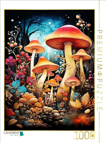 CALVENDO Puzzle Pilze | 1000 Teile Lege-Größe 64 x 48 cm Foto-Puzzle für glückliche Stunden