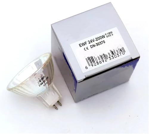 ZENG MING(增铭） DN-30370 EWF 24V 200W PH-13630 24V200W MR16 AV/Photography Bulb Overhead Slide Projector Lamp(5 pieces)
