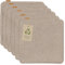 Miqio Design Filz Sitzkissen eckig mit Antirutschnoppen | 35cm | 6er-Set | Indoor und Outdoor | Nachhaltig aus recycelten PET Flaschen | Waschbare Stuhlkissen rutschfest | Beige