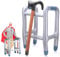 Aufblasbarer Rollator, Aufblasbarer Gehstock, Aufblasbarer Spazierstock, Aufblasbare Gehhilfe das Perfekte Set für Ihr Kostüm als Oma Oder Opa zum Karneval/Fasching Oder als Gag zum Geburtstag