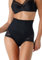 Lovable Guaina Modellante a Vita Media per Contenimento Medium Effetto Pancia Piatta, Mutanda Contenitiva, Intimo Funzionale, Fancy Shaping Donna, Nero, XL
