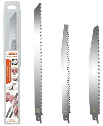 3Pcs/1Set S1211K Reciprocating Saw Blade Stainless Steel Cutting Saw Blade For Cutting Frozen Meat/Ice/etc