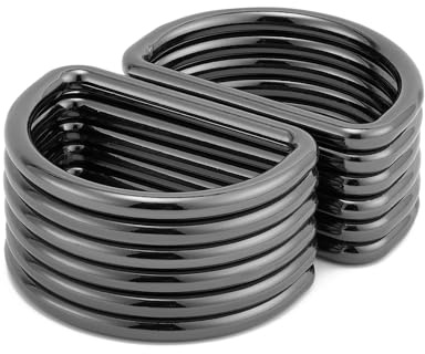 QIUTIMIY Metall-D-Ring, robuste, geschweißte D-Ringe zum Nähen, für Taschenherstellung, Rucksäcke und Gurtbänder