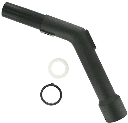 SPARES2GO Universal Vacuum Cleaner Curved End Suction Hose Handle (35mm)