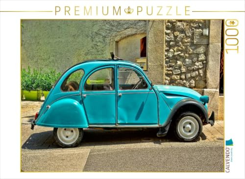 CALVENDO Puzzle EIN Motiv aus dem Kalender Citroën 2CV - die Ente 1000 Teile Puzzle quer | Lege-Größe cm Foto-Puzzle für glückliche Stunden