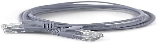 wantecWire Extra dünnes Patchkabel CAT.6 UTP, Länge 0.25 m, grau