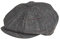 Peaky Blinders Cap - 8 teilig - Wolle - Jungen - Zeitungsverteiler, Grau,