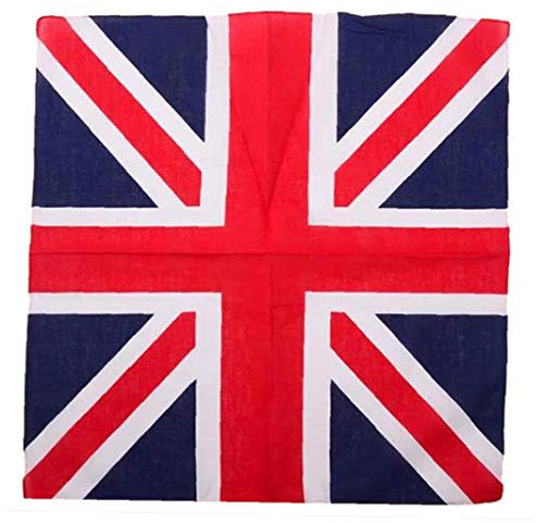 Oulensy Style Cool Großbritannien England Stars America Flag Damen Haarband Stirnband Stirnband Halstuch