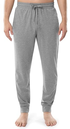 Fruit of the Loom Men's Jersey Knit Jogger Sleep Pant (1 and 2 Packs) Pajama Bottom