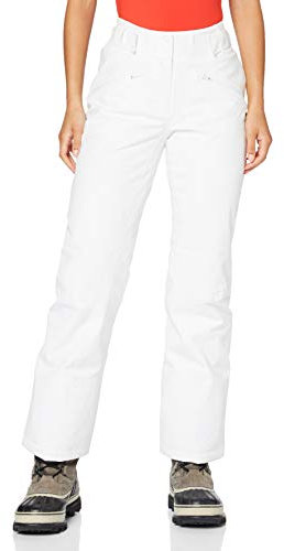 Schöffel Damen Ski Pants Horberg L, wind- und wasserdichte Skihose, wärmende und atmungsaktive Schneehose mit Schneefang, bright white, 38