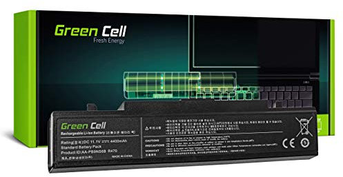 Green Cell 1588-3366 AA-PB2NX6W AA-PB4NC6W AA-PB9MC6B AA-PB9MC6S AA-PB9MC6W AA-PB9NC5B AA-PB9NC6B AA-PB9NC6W AA-PB9NC6W/E AA-PB9NC6W/US Batterie pour Samsung Portable (4400mAh 11.1V Noir)