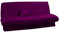 Antonouse Housse de clic clac Extensible 120 à 140cm-180 à 200cm (Noir) (Violet)