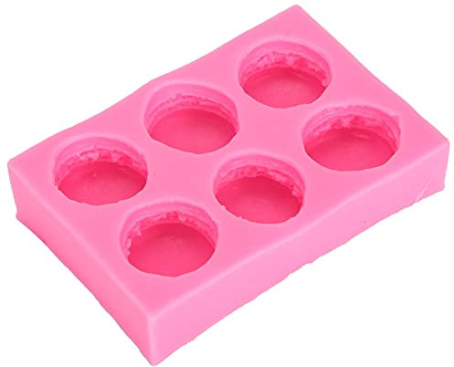 Gedourain Moules à macarons 3D, conception antiadhésive de bougie pour gâteaux, chocolats, tartes au beurre, savons faits à la main, emplâtres d'aromathérapie et plus avec