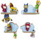 Holzura Regal für Toniefiguren, Wandregal für Kinder, Aufbewahrung für Tonies und Tonibox, Kinderregal für Tonie, Wolke (4er Set)