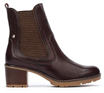 Pikolinos Stiefeletten mit Absatz in Leder LLANES für Frauen Farbe Marrón