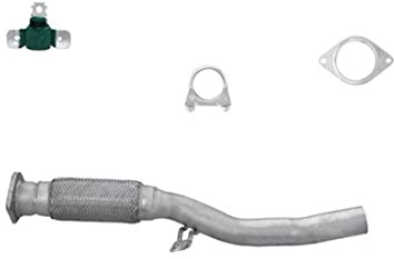 HELLA 8LA 366 001-181 Abgasrohr - Easy2Fit Kit - vorne - einteilig | Kompatibel mit: RENAULT FLUENCE, GRAND SCÉNIC III, MEGANE CC, MEGANE III Coupe, MEGANE III Grandtour, MEGANE III Schrägheck