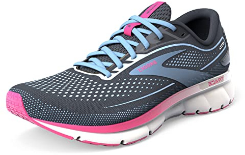Brooks 1203751B082 Trace 2 Sneaker Damen Ebony/Open Air/Lilac Rose EU 40.5